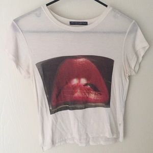 Brandy Melville Lip Tee